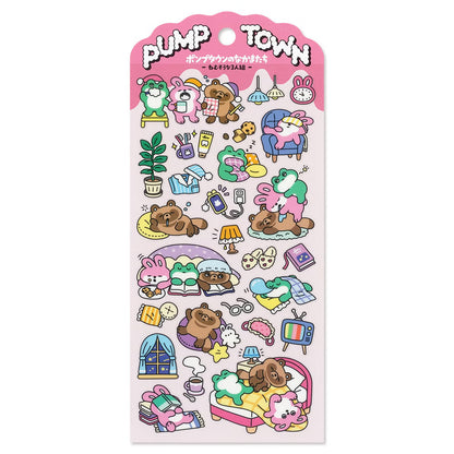 Stickers Pump Town Sleepy Trio