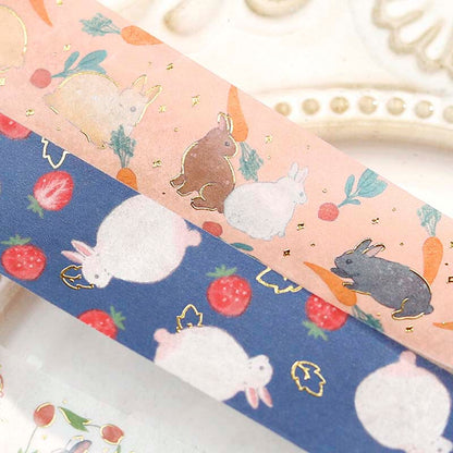 Washi Tape Foil Rabbit Country 3 O&