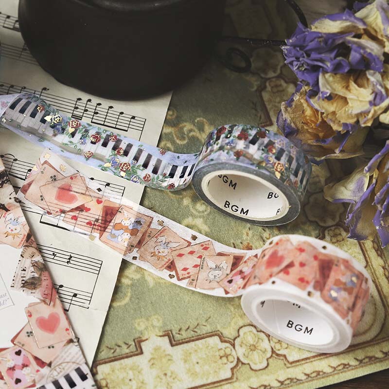 Washi Tape Foil Rabbit Trump