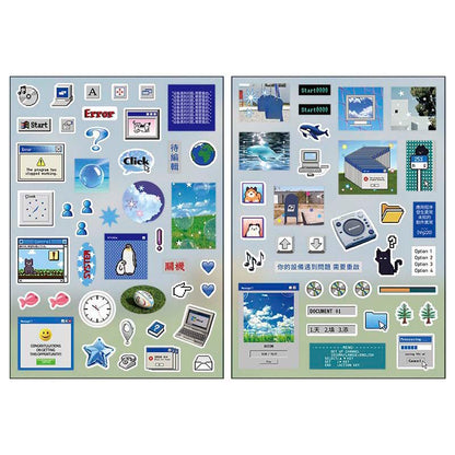 Stickers Radio Four Seasons Blue