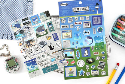 Stickers Radio Four Seasons Blue