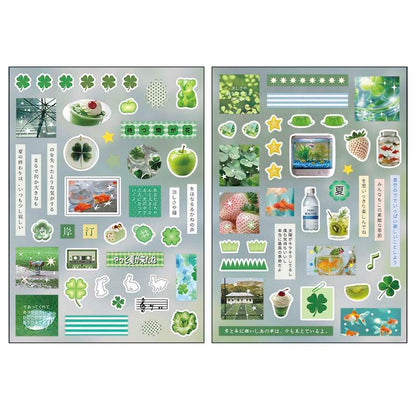 Stickers Radio Four Seasons Green