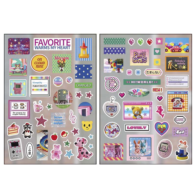 Stickers Radio Four Seasons Pink