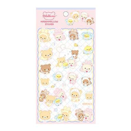 Stickers Rilakkuma Marshmallow Pink