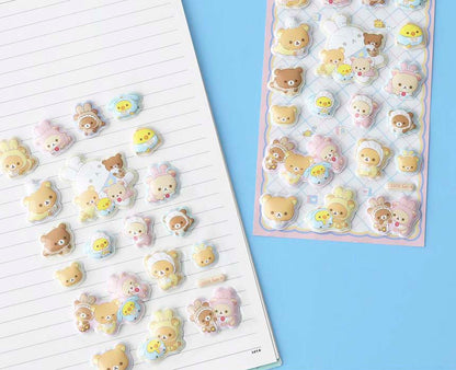 Stickers Rilakkuma Marshmallow Pink