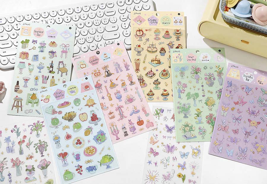 Stickers Romance Collector Flower Love Song