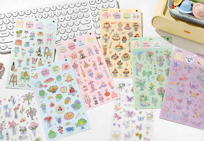 Stickers Romance Collector Flower Love Song