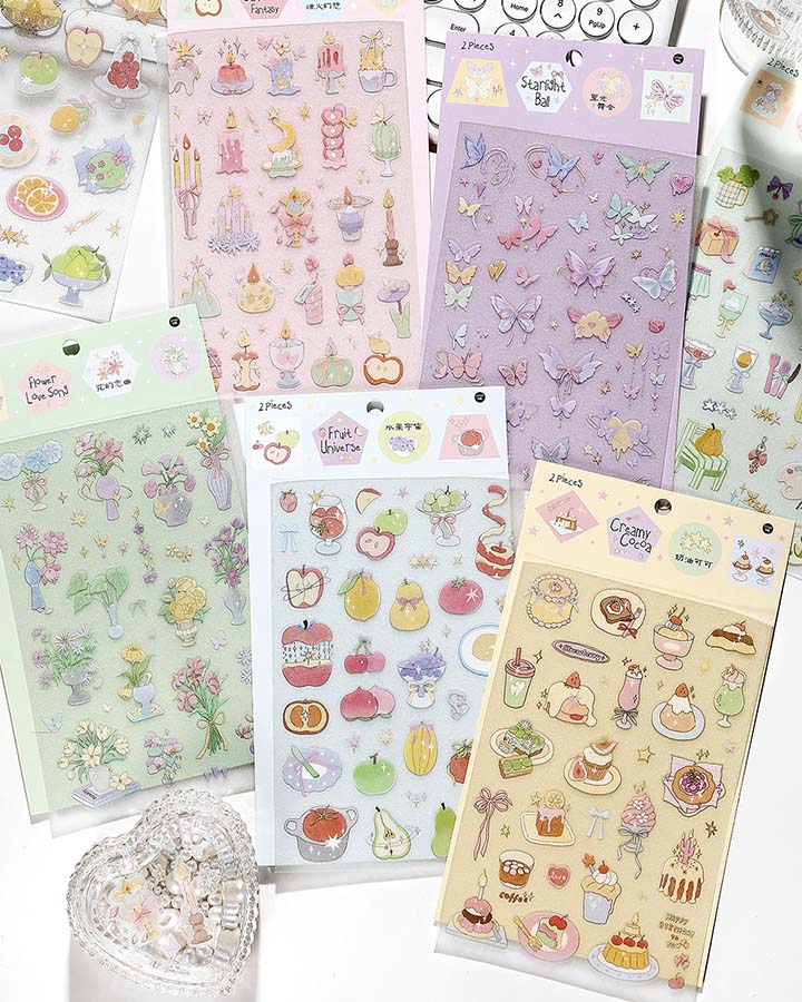 Stickers Romance Collector Creamy Cocoa