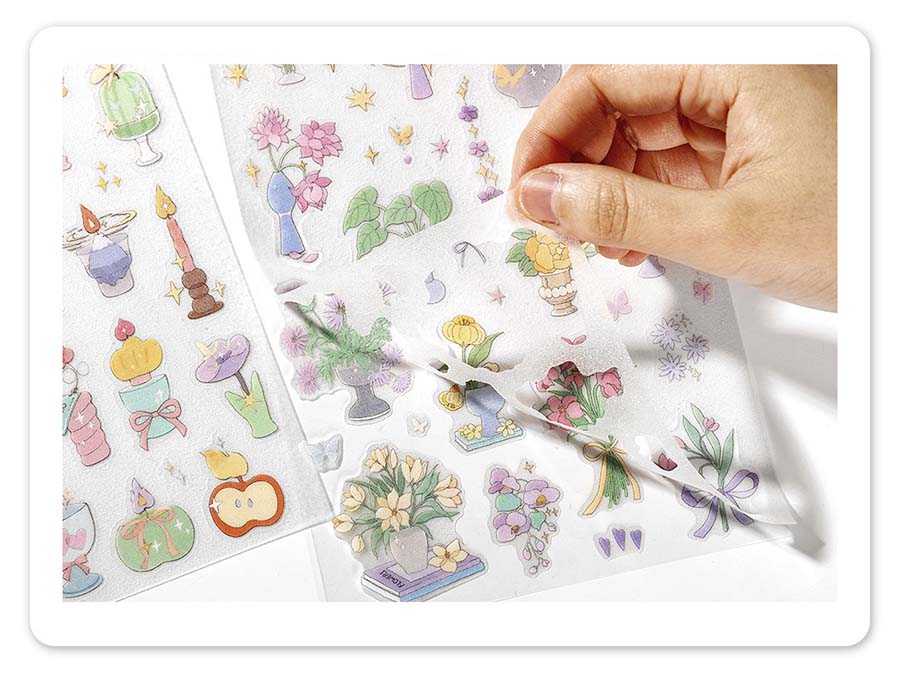 Stickers Romance Collector Flower Love Song