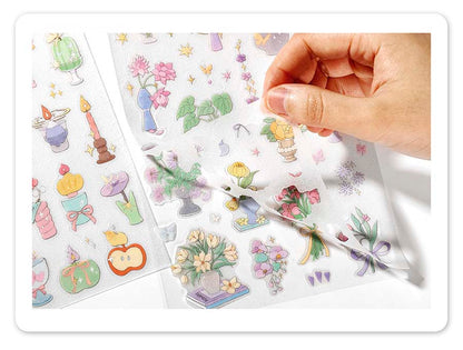 Stickers Romance Collector Flower Love Song