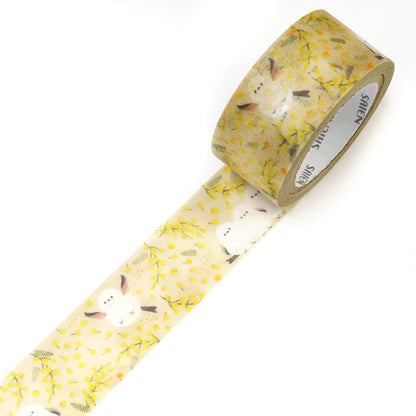Washi Tape Shimaenaga and Mimosa
