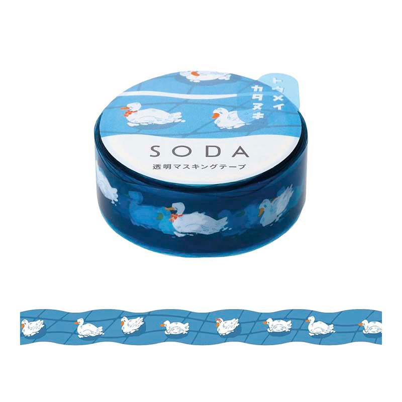 Pet Tape SODA Transparent Duck Pond (15mm)