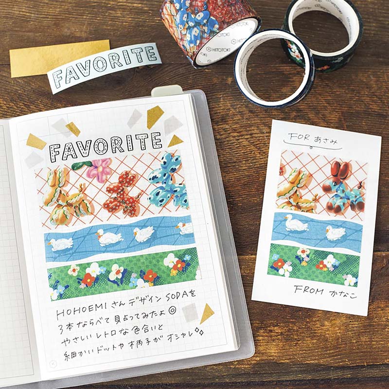 Pet Tape SODA Transparent Duck Pond (15mm)