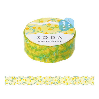 Pet Tape SODA Transparent Sandersonia (15mm)