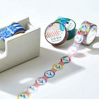 Pet Tape SODA Transparent Sandersonia (15mm)