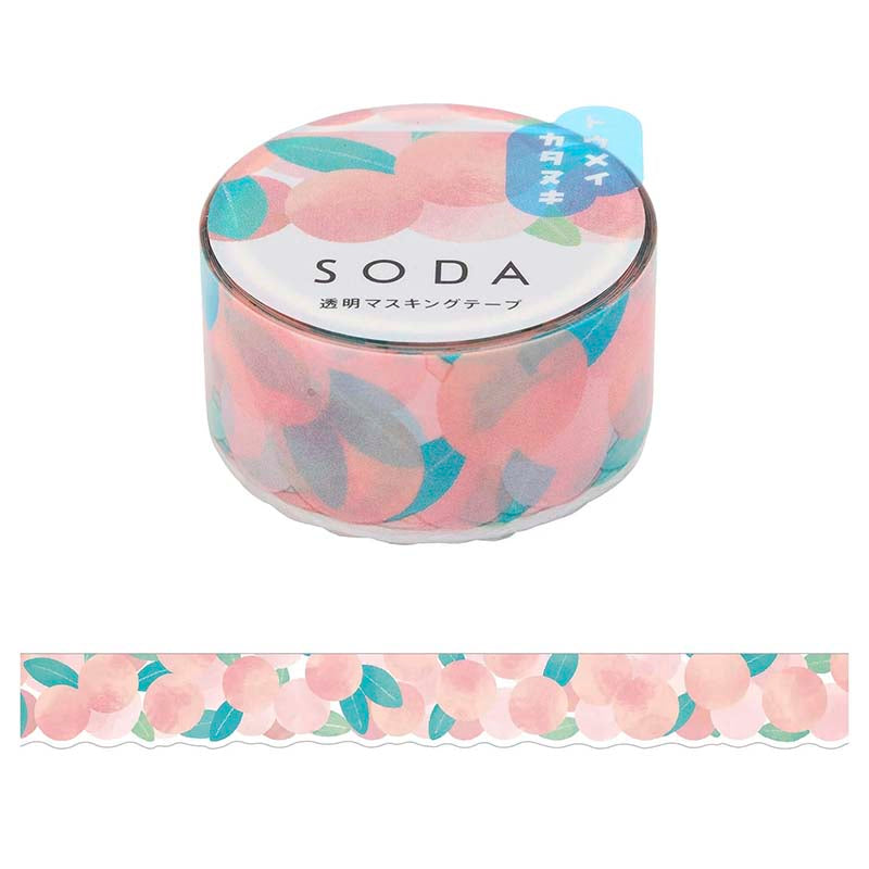 Pet Tape SODA Transparent Peach (20mm)