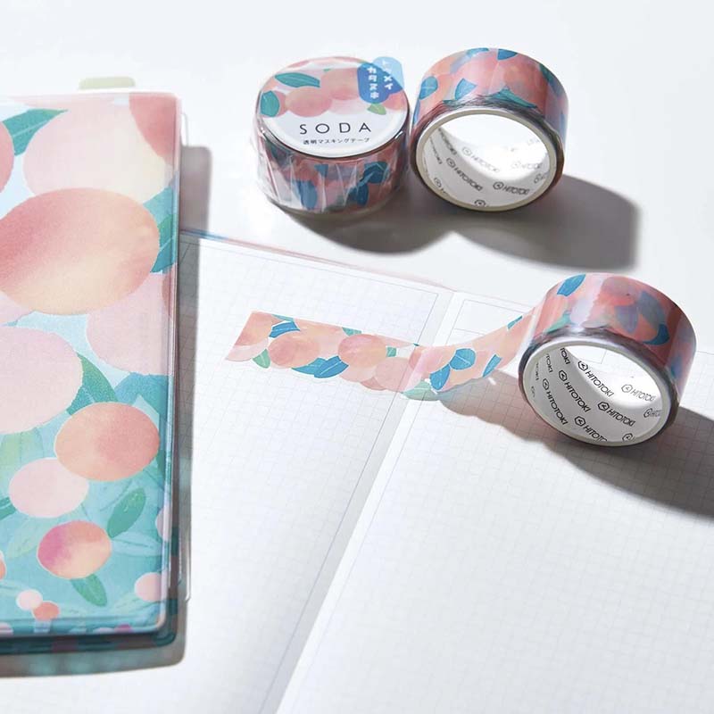 Pet Tape SODA Transparent Peach (20mm)