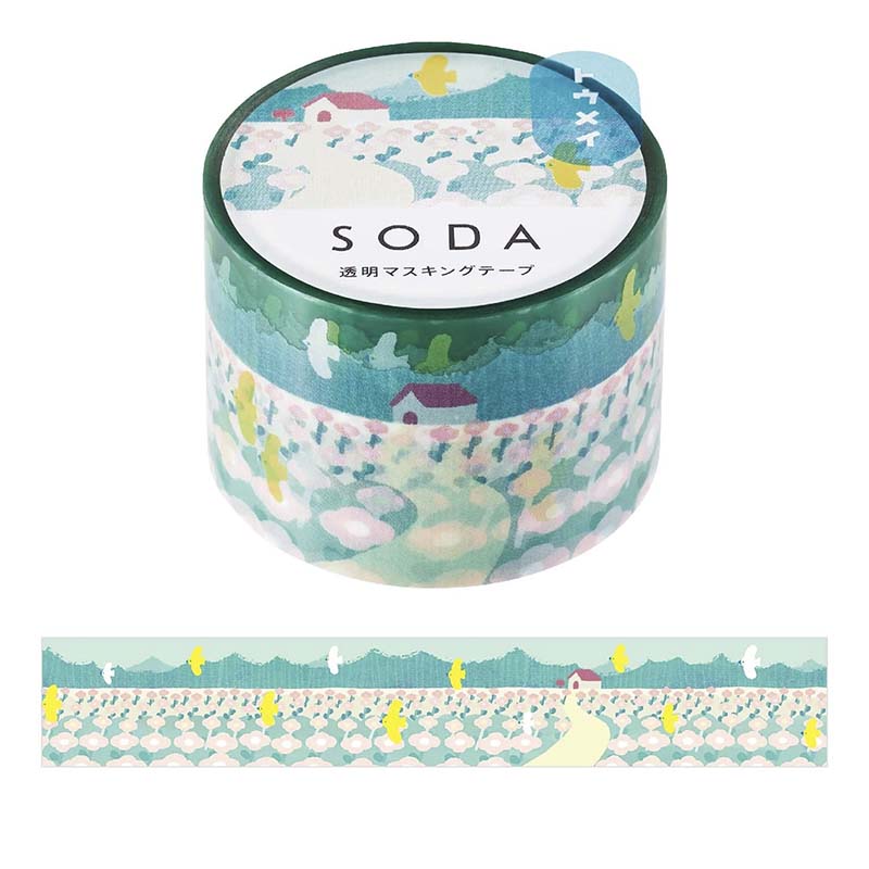 Pet Tape SODA Transparent Home (30mm)