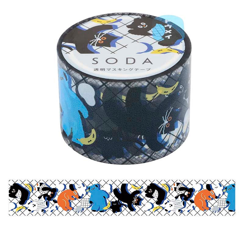 Pet Tape SODA Transparent Toys (30mm)