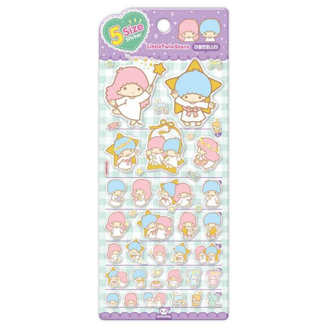 Stickers 5 Size Sanrio Little Twin Stars