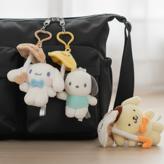 Llavero Muñeco Rain Bag Charm Pochacco