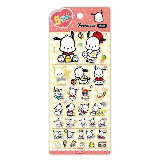 Stickers 5 Size Sanrio Pochacco