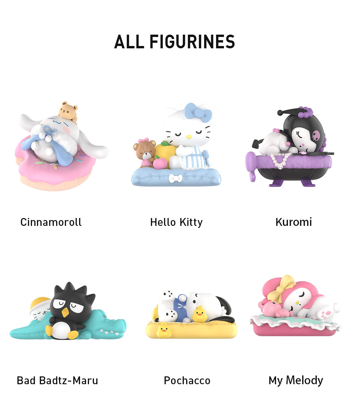 POPMART Blind Box Sanrio Characters Fall Asleep Series