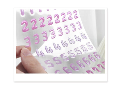 Stickers Secret Jelly Numbers Grape