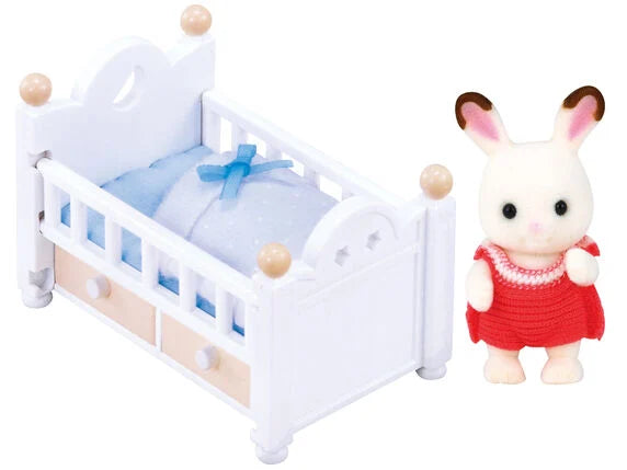 Sylvanian Families Set de Cuna Creme Conejo Choco