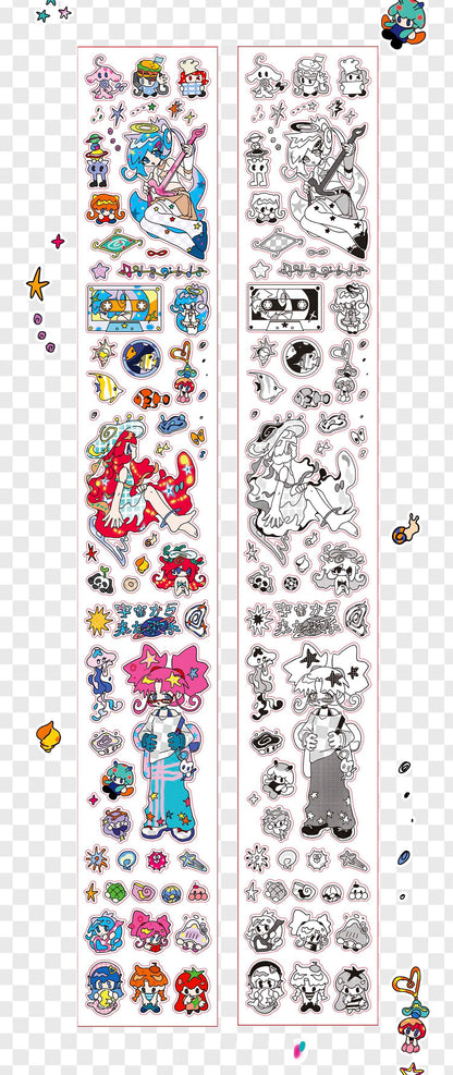 Stickers en Rollo Shattered Starry Realm Fashion Shadow