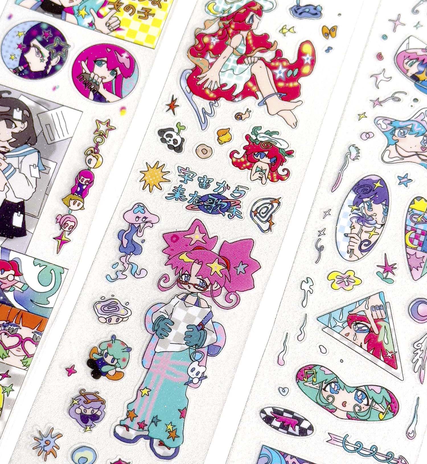 Stickers en Rollo Shattered Starry Realm Fashion Shadow