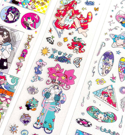 Stickers en Rollo Shattered Starry Realm Fashion Shadow