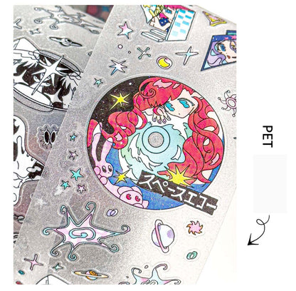 Stickers en Rollo Shattered Starry Realm Star Fragments