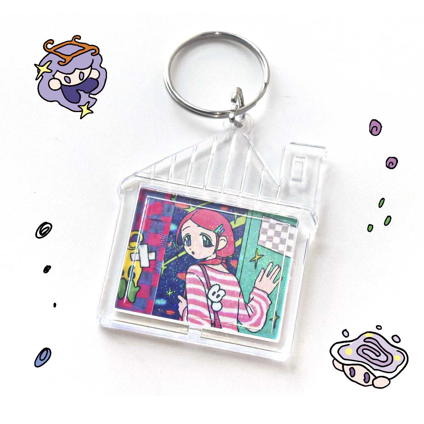 Stickers en Rollo Shattered Starry Realm Time Travel