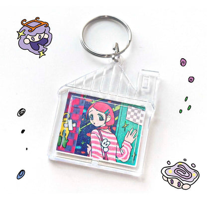 Stickers en Rollo Shattered Starry Realm Time Travel