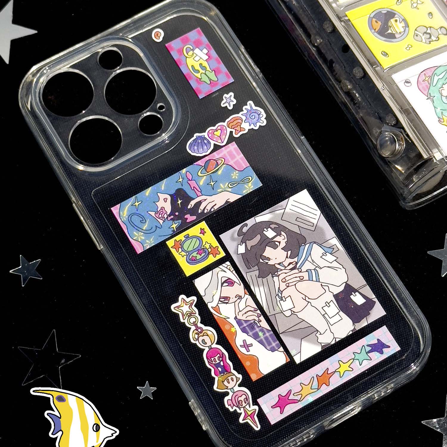 Stickers en Rollo Shattered Starry Realm Time Travel