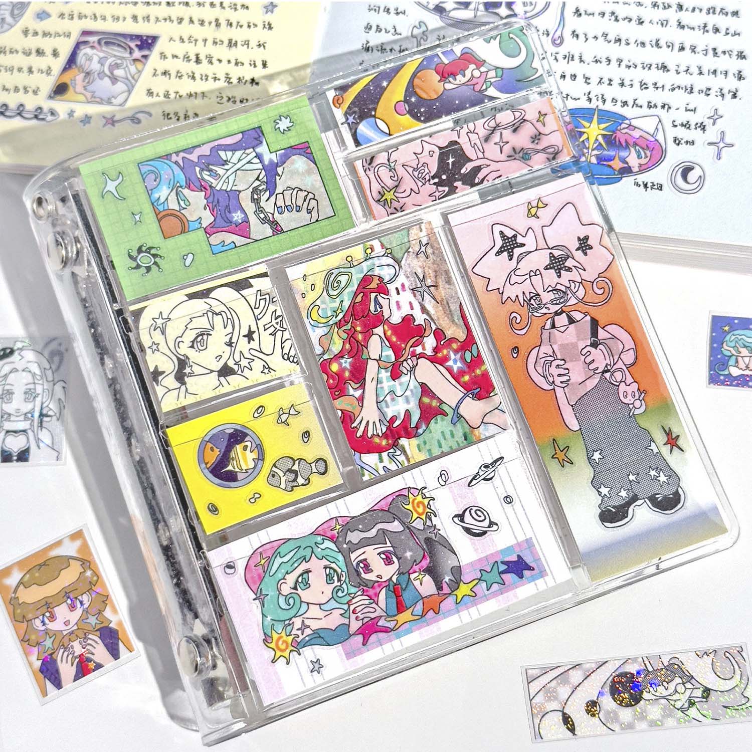 Stickers en Rollo Shattered Starry Realm Fashion Shadow