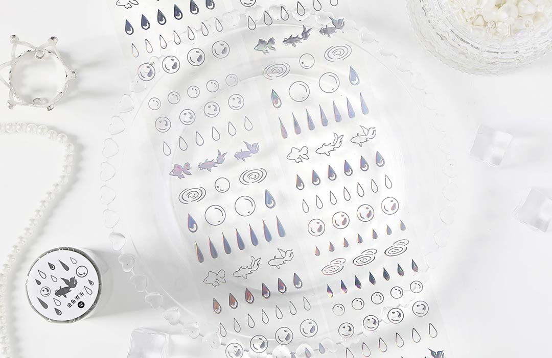 Stickers en Rollo Shining Moments Bubble Goldenfish