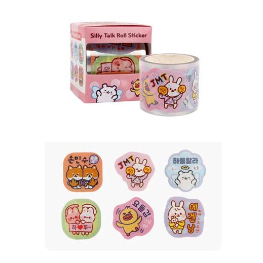 Stickers en Rollo Silly Talk Pink