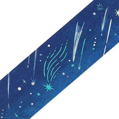 Washi Tape Foil Sky Illustrated Book Meteor