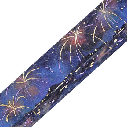 Washi Tape Foil Sky Illustrated Book Fireworks