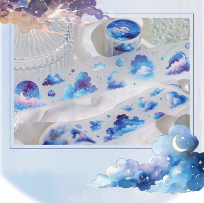 Stickers en Rollo Sky City Starry Cloud Dream