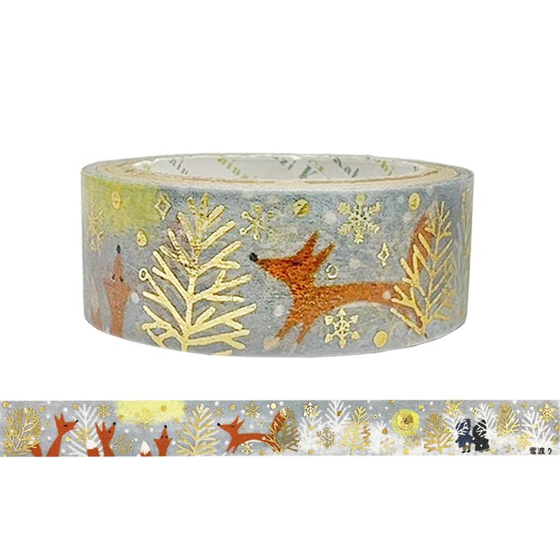 Washi Tape Kirapika Kenji Miyazawa Snow Crossing