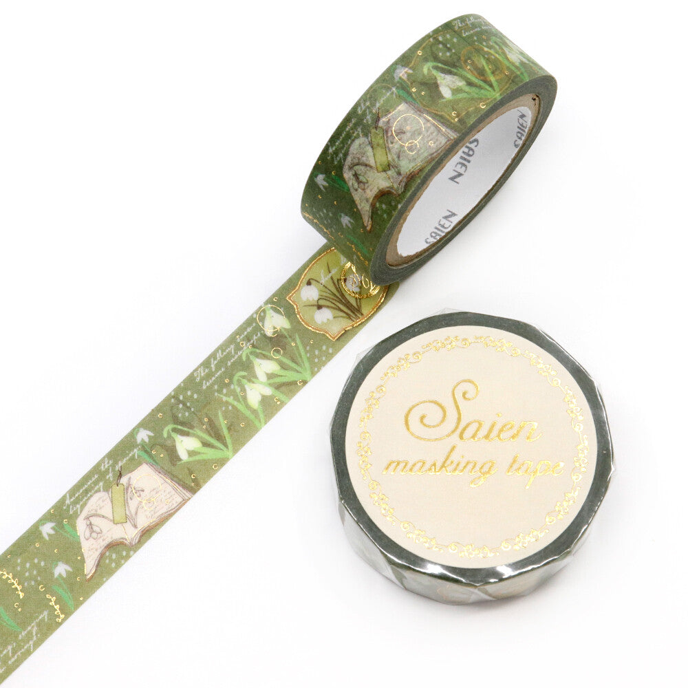 Washi Tape Foil Snowdrop