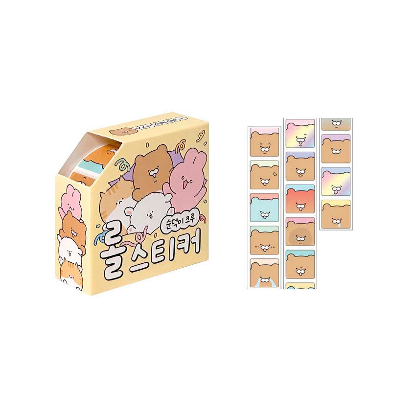 Stickers en Rollo Soonddeoki Crew Bears Yellow