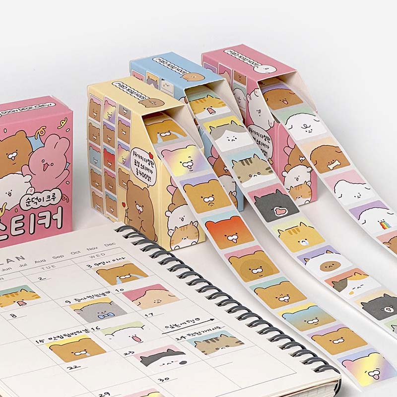 Stickers en Rollo Soonddeoki Crew Cats Blue