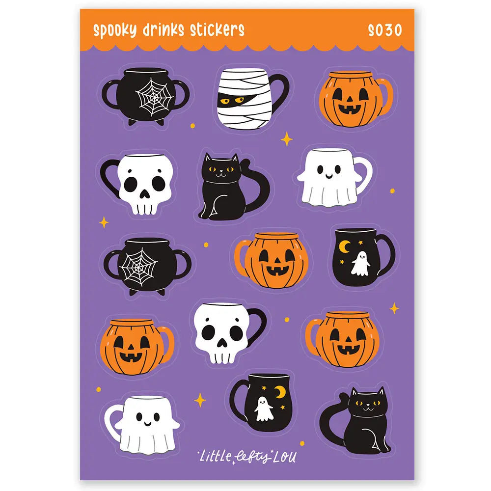 Stickers Spooky Drinks