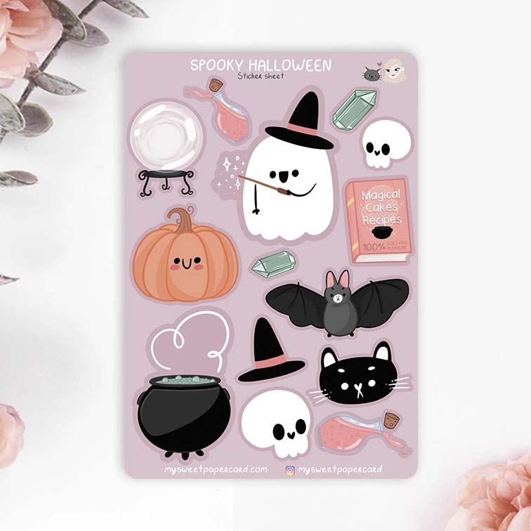 Stickers Spooky Halloween