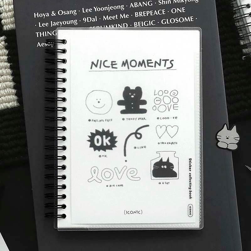 Álbum para Guardar Pegatinas Sticker Collecting Book White