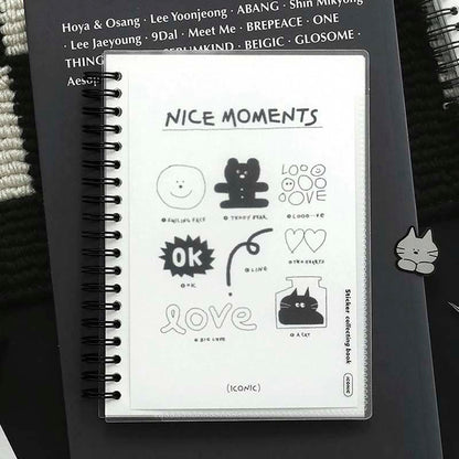 Álbum para Guardar Pegatinas Sticker Collecting Book White